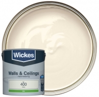 Wickes  Wickes Ivory - No.400 Vinyl Silk Emulsion Paint - 2.5L