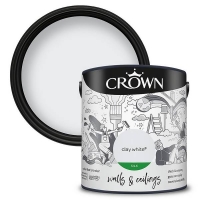 Homebase Crown Crown Breatheasy Standard Clay White - Silk Emulsion Paint -