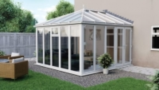 Wickes  Euramax Edwardian Glass Roof Full Glass Conservatory - 15 x 