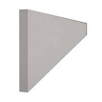 Homebase Wrapped Mdf 2400mm Continuous Plinth for High Gloss Slab White, Handlele