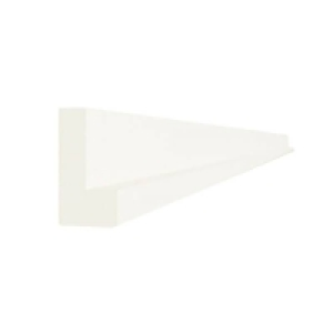 Wrapped Mdf Country Shaker Light Cream 2400mm Cornice or Pelmet