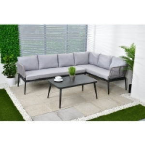 BMStores  Montreal Luxury Corner Sofa Set 2pc