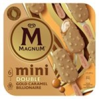 Ocado  Magnum Mini Double Gold Caramel Billionaire Ice Cream Lollie