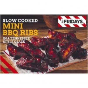 TGI Fridays Slow Cooked Mini BBQ Ribs in a Tennessee Style G £4.00