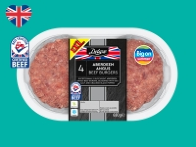 Deluxe 4 Aberdeen Angus Beef Burgers £5.49