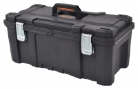 Tactix Heavy Duty Toolbox with Metal Hinges - 21.5in