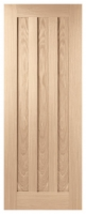 Wickes  LPD Internal Idaho 3 Panel Unfinished Oak FD30 Fire Door - 8