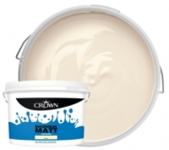 Crown Matt Emulsion Paint Magnolia 10l £14.00