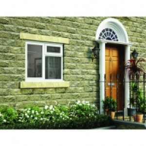 Wickes  White Double Glazed Timber Casement Window - 3-Lite Left Hun