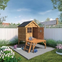 Wickes  Mercia 6 x 5ft Wooden Snug Playhouse & Tower
