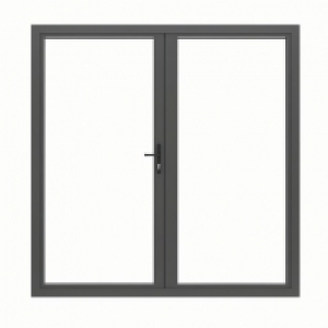 JCI Aluminium French Door Grey Outwards Opening 2090 x 1490m &pound;2,230.00