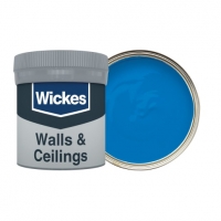 Wickes  Wickes Brilliant Blue - No. 955 Vinyl Matt Emulsion Paint Te