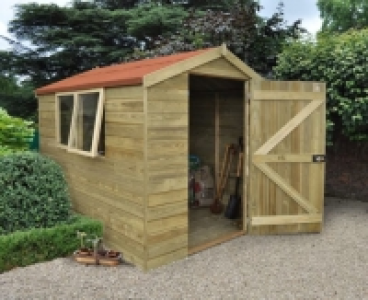 Forest Garden 8 x 6ft Tongue & Groove Apex Pressure Treated