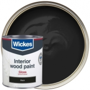 Wickes  Wickes Non Drip Gloss Black 750ml