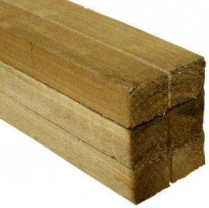 Wickes Treated Sawn Timber - 47 x 47 x 1800mm - Pack 6
