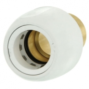 Wickes  Hep2O HX29/15WS Brass Adaptor Male Socket - 1/2in x 15mm