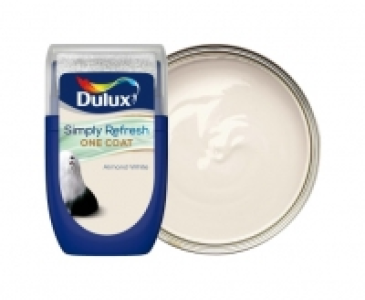 Dulux Simply Refresh One Coat Paint - Almond White Tester Po