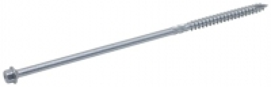 Wickes Timber Drive Hex Head Silver Screw - 7x100mm Pack Of