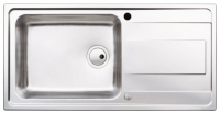 Wickes  Abode Ixis 1 Bowl Kitchen Sink - Stainless Steel