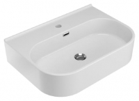 Wickes  Wickes Siena 1 Tap Hole White Wall Hung Basin - 600mm