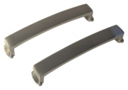 Wickes  Wickes Ohio Handle Brushed Nickel - Pack of 2