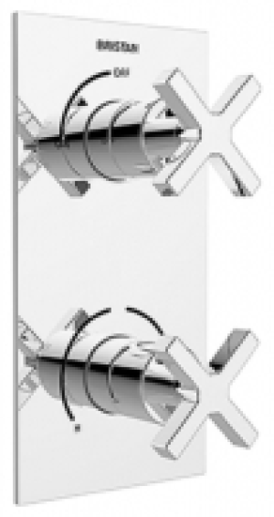 Bristan Casino Recessed Thermostatic Dual Control Shower Val