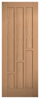 Wickes  LPD Internal Coventry 6 Panel Unfinished Solid Oak Core Door