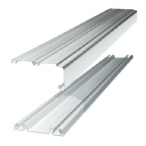 Wickes  Spacepro Sliding Door Trackset - White 1.8-2.7m