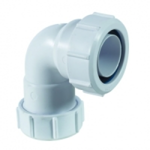 Wickes  McAlpine Multifit MS4-ISO 90 Deg Pipe Elbow - 32 x 32mm