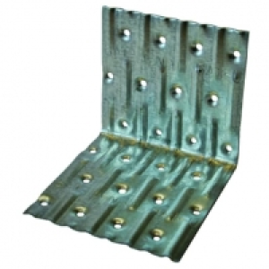 Wickes Galvanised Angled Nail Plate Bracket 76 x 76mm