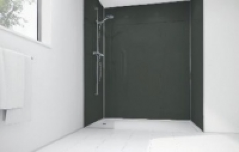 Mermaid Black Diamond Acrylic 3 Sided Shower Panel Kit 1700m £1,780.00