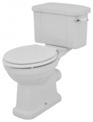 Wickes Oxford Traditional Close Coupled Toilet Pan, Cistern