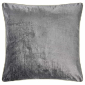 Elle Charcoal Velvet Cushion £7.00