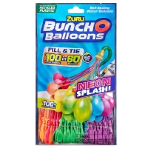 Bunch O Balloons Rapid-Filling Neon Splash Water Balloons 10 £7.00