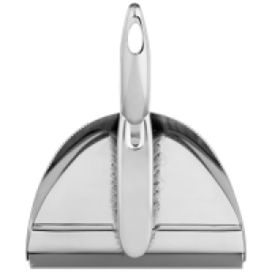 Metallic Dustpan & Brush - Silver