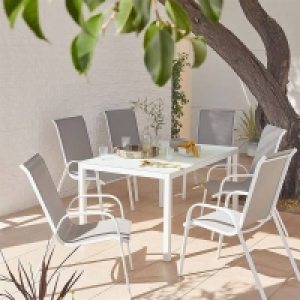 Yes Malindi 6 Seater Dining Set - Grey