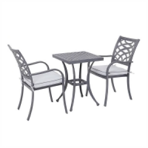 Yes Tuscany Bistro Set - Grey