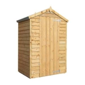 Not Included Mercia 3ft x 4ft Overlap Windowless Apex - Including Install