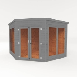 Not Included Country Living Premium Ribble 9ft x 9ft Corner Summerhouse P