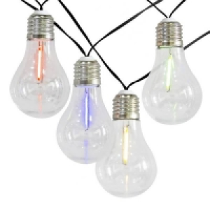 10 Solar Neon Lightbulb String Lights £15.95
