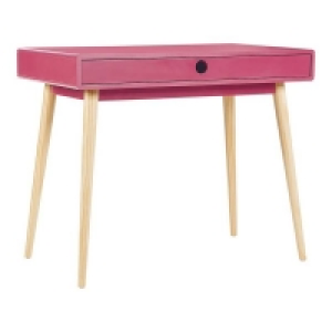 Homebase Self Assembly Required House Beautiful Mateo Pink Desk - Small