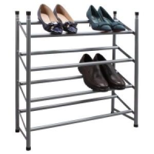 Homebase Metal 4 Tier Shoe Rack