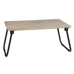 No Assembly Required Leo Laptop Tray - Grey Oak