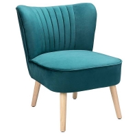 Homebase Self Assembly Required The Occasional Chair - Teal