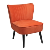 Homebase Self Assembly Required The Occasional Chair - Burnt Orange