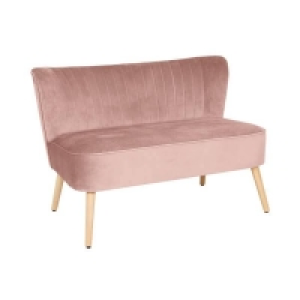 Self Assembly Required The Cocktail Sofa - Dark Blush