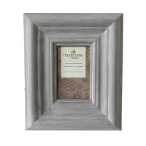 Mdf Country Living Wood Picture Frame - 6x4in