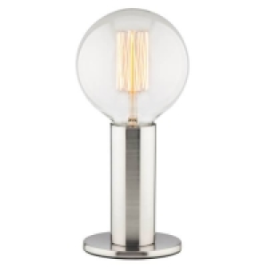 Metal Asha Satin Nickel Table Lamp