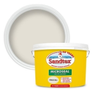 Homebase Water Based Sandtex® Ultra Smooth Masonry Paint Chalk Hill - 10L