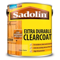 Homebase Sadolin Sadolin Extra Durable ClearCoat Satin Clear - 2.5L
